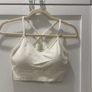 Maurices Ivory Ribbed bralette